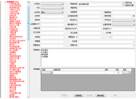 房地产数据,CAS,待建楼盘